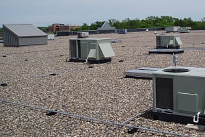 slow slope flat built up roofing