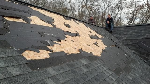 roof repair after strom
